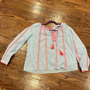 NWT Lilly Pulitzer Mardi Long Sleeve Top